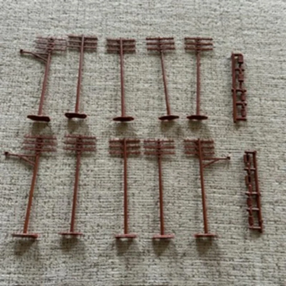 Atlas 775 HO Scale 10 Telephone Poles